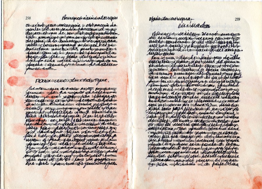 Pages recouvertes - Film "Ecrire sur un autre"