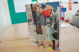 Atelier avec le CNEAI sur le détournement de manuels scolaires - école Léo Lagrange, Sartrouville