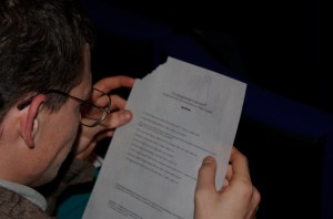 Workshop à l'ESAD de Reims - performance et projections.