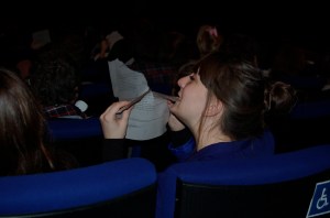 Performance et projections, workshop à l'ESAD de Reims. 